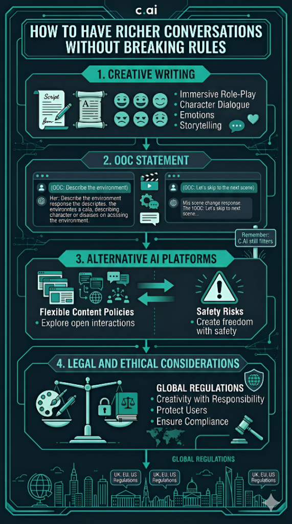 Did Character AI remove the filter? Truth Behind the Rumors 1 Infographics Richer Conversations Without Breaking Rules