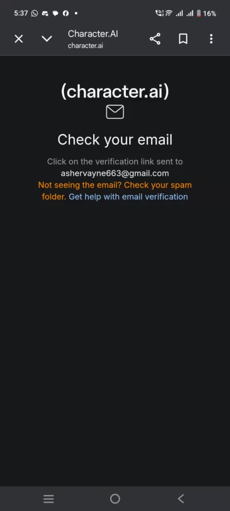 Standard Login flow Screenshot 4